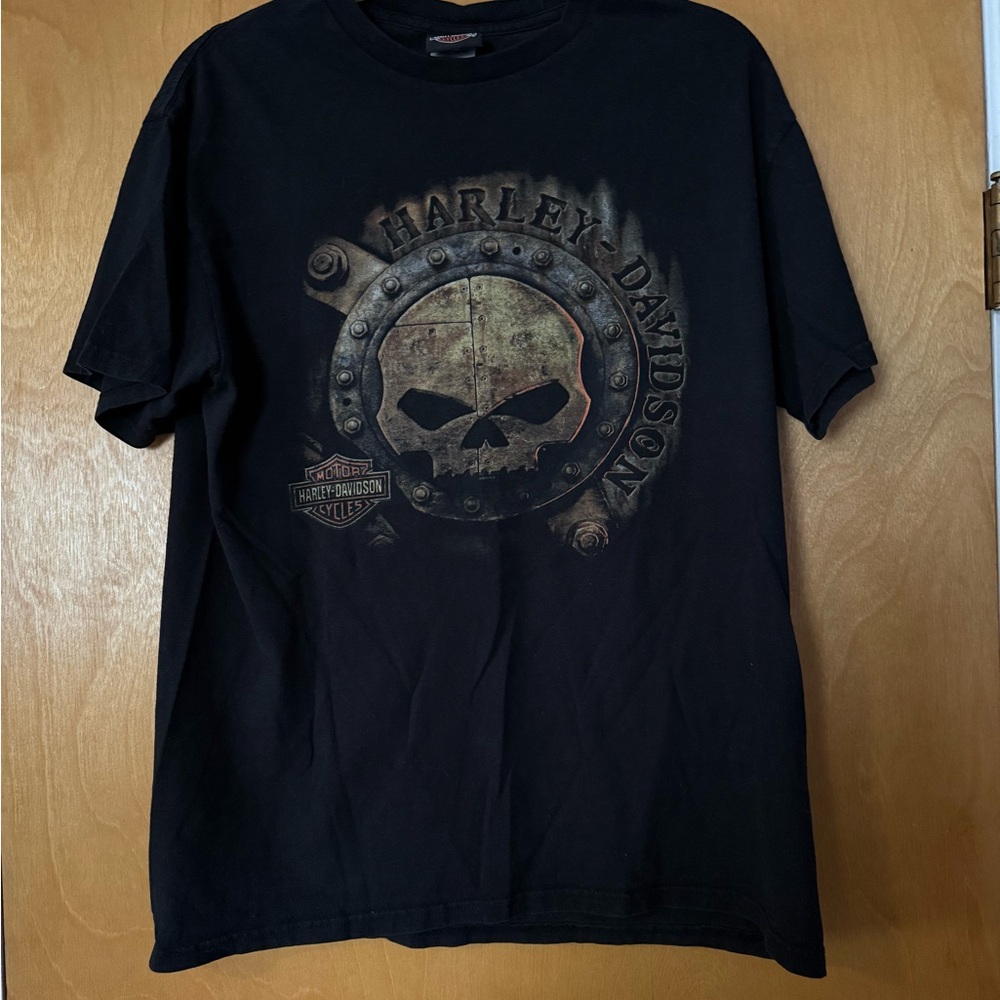 Harley-Davidson Black Skull Graphic Tee